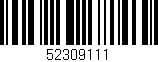 Código de barras (EAN, GTIN, SKU, ISBN): '52309111'