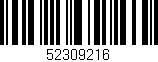 Código de barras (EAN, GTIN, SKU, ISBN): '52309216'