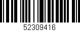 Código de barras (EAN, GTIN, SKU, ISBN): '52309416'