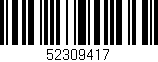 Código de barras (EAN, GTIN, SKU, ISBN): '52309417'