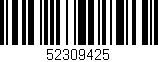 Código de barras (EAN, GTIN, SKU, ISBN): '52309425'