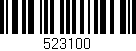 Código de barras (EAN, GTIN, SKU, ISBN): '523100'