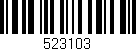 Código de barras (EAN, GTIN, SKU, ISBN): '523103'