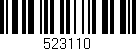 Código de barras (EAN, GTIN, SKU, ISBN): '523110'