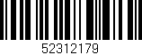 Código de barras (EAN, GTIN, SKU, ISBN): '52312179'