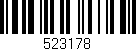 Código de barras (EAN, GTIN, SKU, ISBN): '523178'