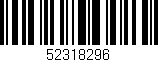 Código de barras (EAN, GTIN, SKU, ISBN): '52318296'