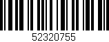 Código de barras (EAN, GTIN, SKU, ISBN): '52320755'