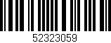 Código de barras (EAN, GTIN, SKU, ISBN): '52323059'