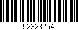 Código de barras (EAN, GTIN, SKU, ISBN): '52323254'