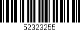 Código de barras (EAN, GTIN, SKU, ISBN): '52323255'