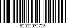 Código de barras (EAN, GTIN, SKU, ISBN): '52332372736'