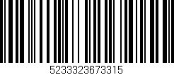 Código de barras (EAN, GTIN, SKU, ISBN): '5233323673315'