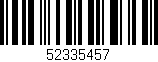 Código de barras (EAN, GTIN, SKU, ISBN): '52335457'