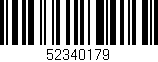Código de barras (EAN, GTIN, SKU, ISBN): '52340179'