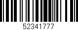 Código de barras (EAN, GTIN, SKU, ISBN): '52341777'