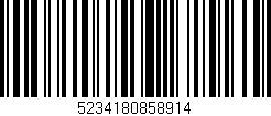 Código de barras (EAN, GTIN, SKU, ISBN): '5234180858914'