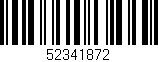Código de barras (EAN, GTIN, SKU, ISBN): '52341872'