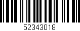 Código de barras (EAN, GTIN, SKU, ISBN): '52343018'