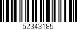 Código de barras (EAN, GTIN, SKU, ISBN): '52343185'