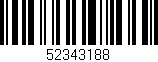 Código de barras (EAN, GTIN, SKU, ISBN): '52343188'