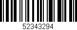 Código de barras (EAN, GTIN, SKU, ISBN): '52343294'
