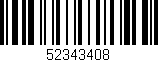 Código de barras (EAN, GTIN, SKU, ISBN): '52343408'