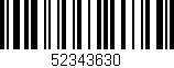 Código de barras (EAN, GTIN, SKU, ISBN): '52343630'