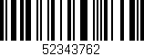 Código de barras (EAN, GTIN, SKU, ISBN): '52343762'