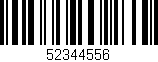 Código de barras (EAN, GTIN, SKU, ISBN): '52344556'