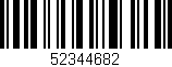 Código de barras (EAN, GTIN, SKU, ISBN): '52344682'
