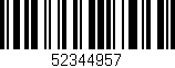 Código de barras (EAN, GTIN, SKU, ISBN): '52344957'