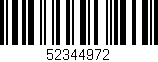 Código de barras (EAN, GTIN, SKU, ISBN): '52344972'