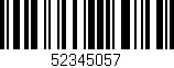 Código de barras (EAN, GTIN, SKU, ISBN): '52345057'