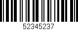 Código de barras (EAN, GTIN, SKU, ISBN): '52345237'