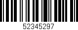Código de barras (EAN, GTIN, SKU, ISBN): '52345297'