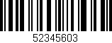 Código de barras (EAN, GTIN, SKU, ISBN): '52345603'