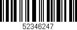 Código de barras (EAN, GTIN, SKU, ISBN): '52346247'