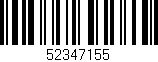 Código de barras (EAN, GTIN, SKU, ISBN): '52347155'