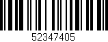 Código de barras (EAN, GTIN, SKU, ISBN): '52347405'
