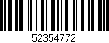 Código de barras (EAN, GTIN, SKU, ISBN): '52354772'