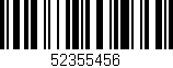Código de barras (EAN, GTIN, SKU, ISBN): '52355456'