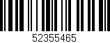 Código de barras (EAN, GTIN, SKU, ISBN): '52355465'