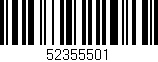Código de barras (EAN, GTIN, SKU, ISBN): '52355501'