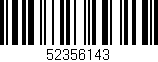 Código de barras (EAN, GTIN, SKU, ISBN): '52356143'