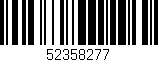 Código de barras (EAN, GTIN, SKU, ISBN): '52358277'