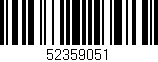 Código de barras (EAN, GTIN, SKU, ISBN): '52359051'