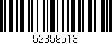 Código de barras (EAN, GTIN, SKU, ISBN): '52359513'