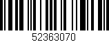 Código de barras (EAN, GTIN, SKU, ISBN): '52363070'