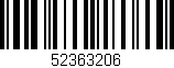 Código de barras (EAN, GTIN, SKU, ISBN): '52363206'